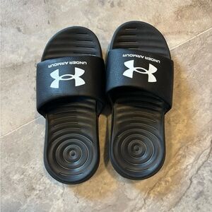 Boys Under Armour Slides